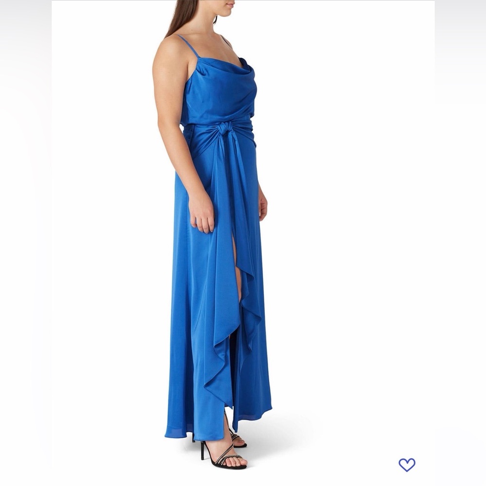 FAME AND PARTNERS The Anita Royal Blue Evening Gown - Picture 4 of 9